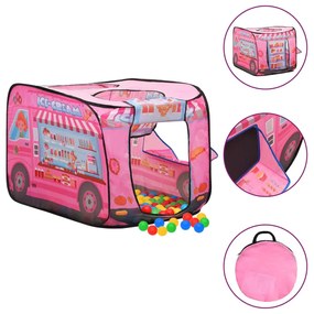 Cort de joaca pentru copii, roz, 70x112x70 cm