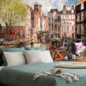 Tapet Amsterdam desenat