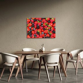 Tablou pe sticlă - Încărcătură de fructe (70x50 cm)