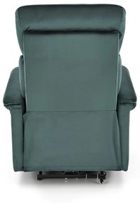 Fotoliu recliner Semir velvet verde H108 cm