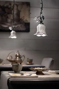 Pendul cu flori ceramice in stilul clasic Florentin PISA