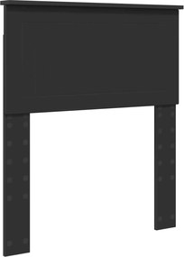 vidaXL Tăblie cap Stejar Negru 75 cm Lemn compozit
