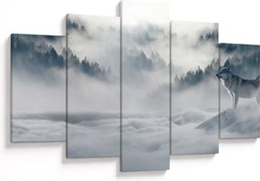 Tablou cu lupi (150x105 cm)