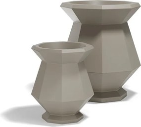 Ghiveci plante design decorativ modern exterior/interior ORIGAMI KASHI 62,5x62,5x80cm