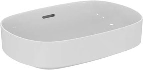 Lavoar pe blat Ideal Standard Atelier Linda-X alb lucios 55 cm cu orificiu preaplin