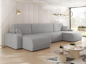 Colțar în formă de U Euston U S (Gri + Negru) (cu sp. depozitare). 1104896