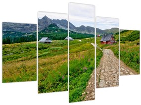 Tablou - Portret de leopard (150x105 cm)