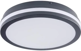 Plafonieră LED de exterior cu senzor Kanlux 38784 BENO 24/30W/230V 3000/3500/4000K IP65 antracit