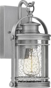 Quintiesse BOOKER S QN-BOOKER-S-IA - Aplică de perete pentru exterior, 1xE27/60W/230V IP44, crom mat
