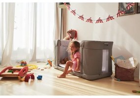 Pătuț pentru bebeluși Chicco 3v1 NEXT2ME FOREVER gri închis