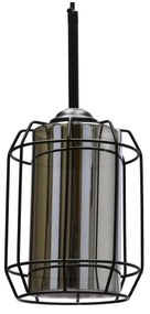 Lustră pe cablu JONERA 1xE27/40W/230V negru