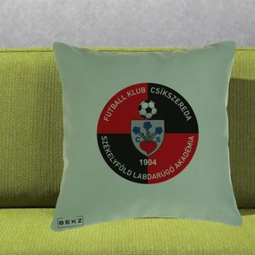 Perna Personalizata FK Csikszereda 1904 Fotbal, 40x40 cm, Verde, Husa Detasabila, Perna Inclusa, BEKZ®