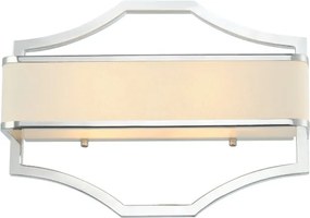 Open Design OR84504 - Aplica de perete GERDO, 2xE14, 12W, 230V, crom lucios/alb