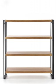 Raft Bolivar REG1 stejar auriu/negru H120 cm