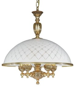 Lustra clasica alama/sticla realizat manual 7102