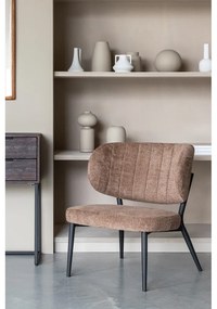 Fotoliu portocaliu/maro Sanne – White Label