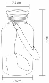 Corp de iluminat LED solar SOLAR LED/0,6W/3,2V IP44 Globo 33979