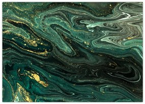 Tablou - Marmură verde (70x50 cm)