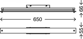 Aplică LED dimabilă pentru oglindă de baie Briloner 2240-118 LED/8W/230V IP44