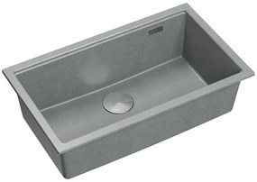 Chiuveta din granit Logan 110 gri metalic
