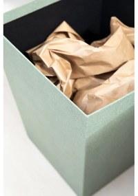 Coș de gunoi albastru-verde Sofia Canvas Paper Laminate – Bigso
