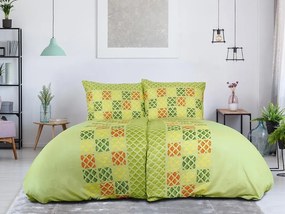 Lenjerie de pat din microfibra VELLARI, verde Dimensiune lenjerie de pat: 70 x 90 cm | 140 x 200 cm