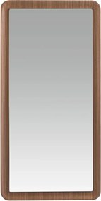 Oglinda decorativa design LUX Rectangular Walnut