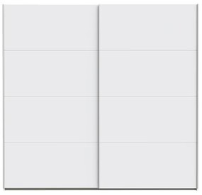 Dulap cu oglindă KARO 220x210 cm, alb