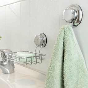 Cârlige argintii 4 buc. autoadezive din plastic Bestlock – Compactor