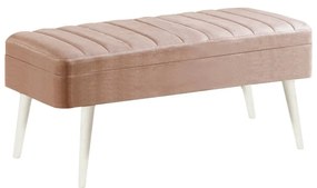 Masă de sufragerie extensibilă cu 2 scaune și 2 bănci Vlasta (alb + bej). 1073086