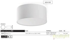 Plafoniera design modern minimalist SEVEN 68317