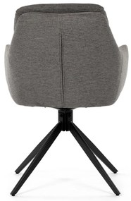 Set de scaune de sufragerie cu mecanism deîntoarcere DCH-P3174 GREY2, 2 buc.