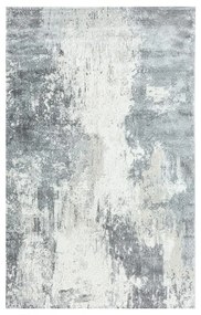 125x200 cm Covor Gri/Crem, Design Modern, Living/Hol/Dormitor, 60% Polipropilenă și 40% Polyester, Model ColorRiver