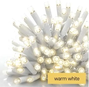 Instalație luminoasă LED pentru exterior 100xLED/10m IP44 alb cald