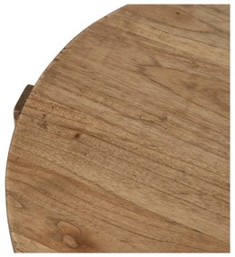 Măsuță auxiliară rotundă din lemn de mindi ø 40 cm Dala – Ixia