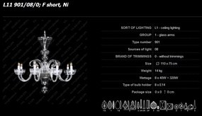 Candelabru 8 brate diam. 110cm L11 901/08/0