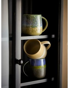 Căni albastre/bej 3 buc. din gresie 460 ml Cloe – Bloomingville