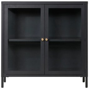 Vitrină neagră din metal 80x80 cm Dalby – House Nordic