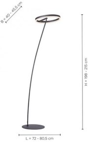 Lampadar LED dimabil TITUS LED/19,5W/230V Paul Neuhaus 381-13