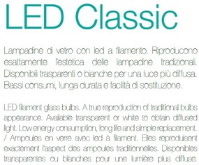 Bec LED E14 4W SFERA TRASPARENTE 4000K 153926