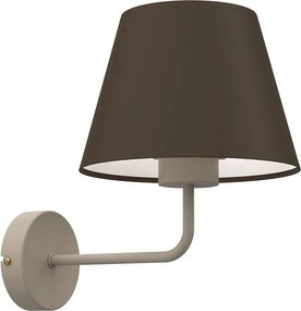 Aplica de perete ARDEN 1xE27/15W/230V, bej/maro