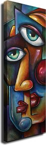 Tablou PC99, multicolor, panza, 30x80 cm