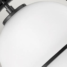 Quintiesse QN-SOMERSET-F-O-BK - Plafonieră SOMERSET, 1x E27/60W/230V, neagră