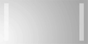 vidaXL Oglindă de baie cu LED, 40x20 cm