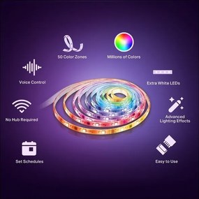 TP-Link - Bandă LED RGBW dimabilă 5 m LED/13W/230V Wi-Fi