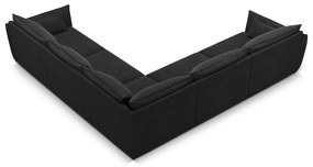 Colțar gri închis (cu colț variabil) Vanda – Mazzini Sofas