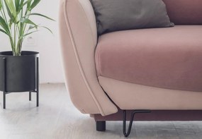 Canapea Silva extensibil, 236x95x90 cm – Velvetmat 24, Mat Velvet 61
