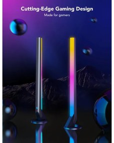 Govee - Panouri LED Smart Wi-Fi pentru gaming + Telecomandă duală Smart, alb (Wi-Fi)