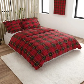 Lenjerie de pat din bumbac CHRISTMAS CUBE rosu Dimensiune lenjerie de pat: 70 x 90 cm | 140 x 200 cm