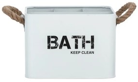 Cutie pentru baie Wenko Gara, alb